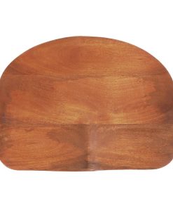 Bolero Halsbury Curved Mango Wood Stools 2 Pack (JB863)