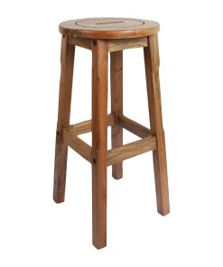 Bolero Harrington Classic Wooden Bar Stools 2 Pack (JC768)