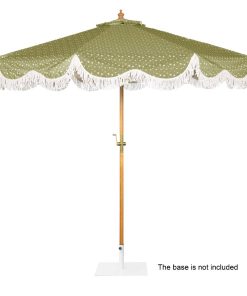 Bolero Sicily Round Parasol 2.5m Diameter Green Mix (JE965)
