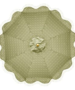 Bolero Sicily Round Parasol 2.5m Diameter Green Mix (JE965)