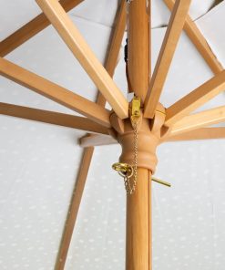 Bolero Sicily Round Parasol 2.5m Diameter Green Mix (JE965)