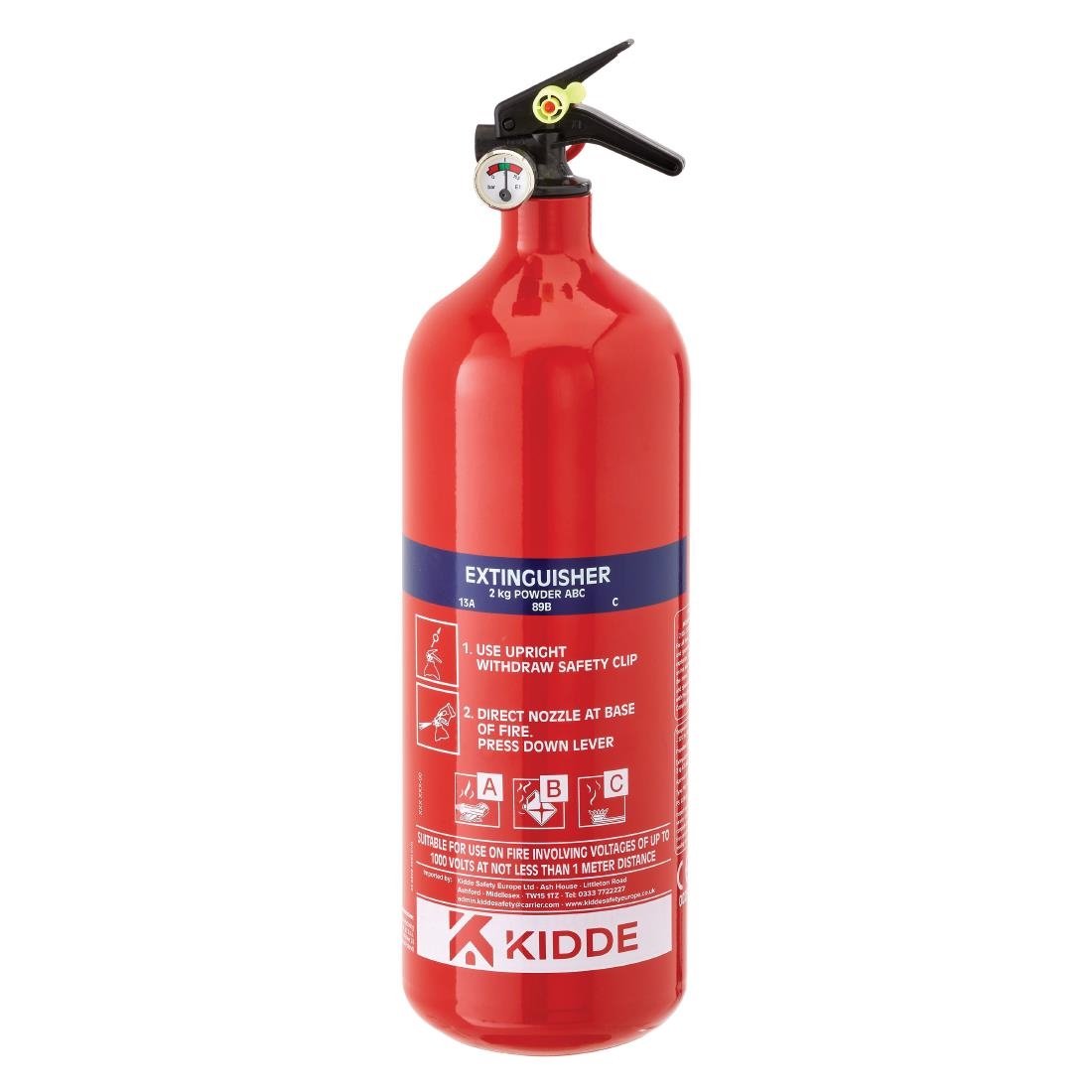 Kidde Dry Powder Fire Extinguisher 2kg (JF719)