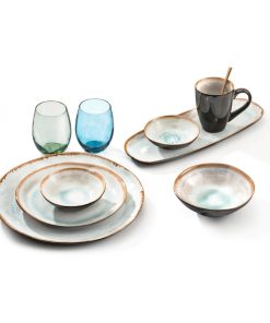 Amefa Medard De Noblat Shadow Aqua Bowls 135mm 6 Pack (JK962)