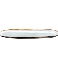 Amefa Medard De Noblat Shadow Aqua Large Platters 355x140mm 2 Pack (JK968)