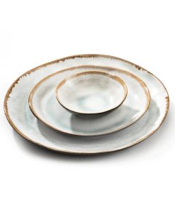 Amefa Medard De Noblat Shadow Aqua Large Platters 355x140mm 2 Pack (JK968)