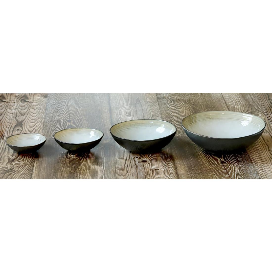 Amefa Medard De Noblat Shadow Pearl Bowls 240mm 2 Pack (JK980)