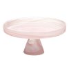 Utopia Asos Footed Plates Pink 280x130mm (JM375)