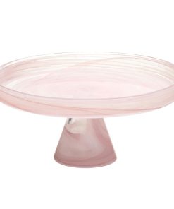 Utopia Asos Footed Plates Pink 280x130mm (JM375)