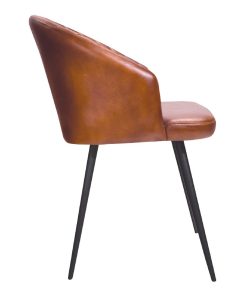 Brooklyn Bruciato Leather Tub Chair Tan (JM470)