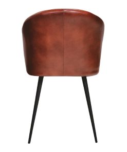 Brooklyn Leather Tub Chair Vintage Red (JM471)