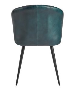 Brooklyn Leather Tub Chair Vintage Blue (JM472)