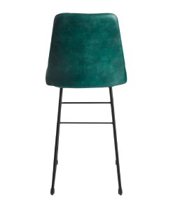 Harland Leather Bar Stool Vintage Blue (JM475)