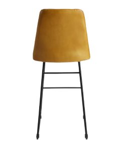 Harland Leather Bar Stool Vintage Gold (JM476)