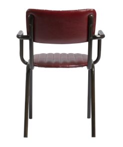 Tavo Stacking Ribbed Armchair Vintage Red (JM485)