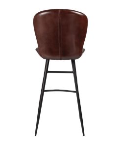 Lars Leather Bar Stool Claret Red (JM490)