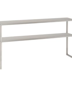 Parry Stainless Steel Two Tier Heated Chefs Rack with L Bracket 1200x350mm (JM511)