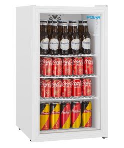 Polar C-Series Under Counter Display Fridge White 90Ltr (PC011)