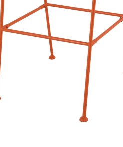 Bolero Spritz Slatted Bar Stools Vibrant Orange 2 Pack (HZ822)