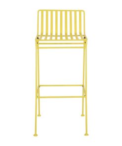 Bolero Spritz Slatted Bar Stools Limoncello Yellow 2 Pack (HZ823)
