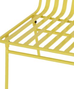 Bolero Spritz Slatted Bar Stools Limoncello Yellow 2 Pack (HZ823)