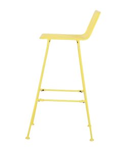 Bolero Spritz Slatted Bar Stools Limoncello Yellow 2 Pack (HZ823)