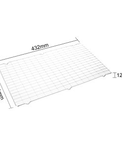 Nisbets Essentials Stainless Steel Cooling Rack 432x254mm 2 Pack (JF037)