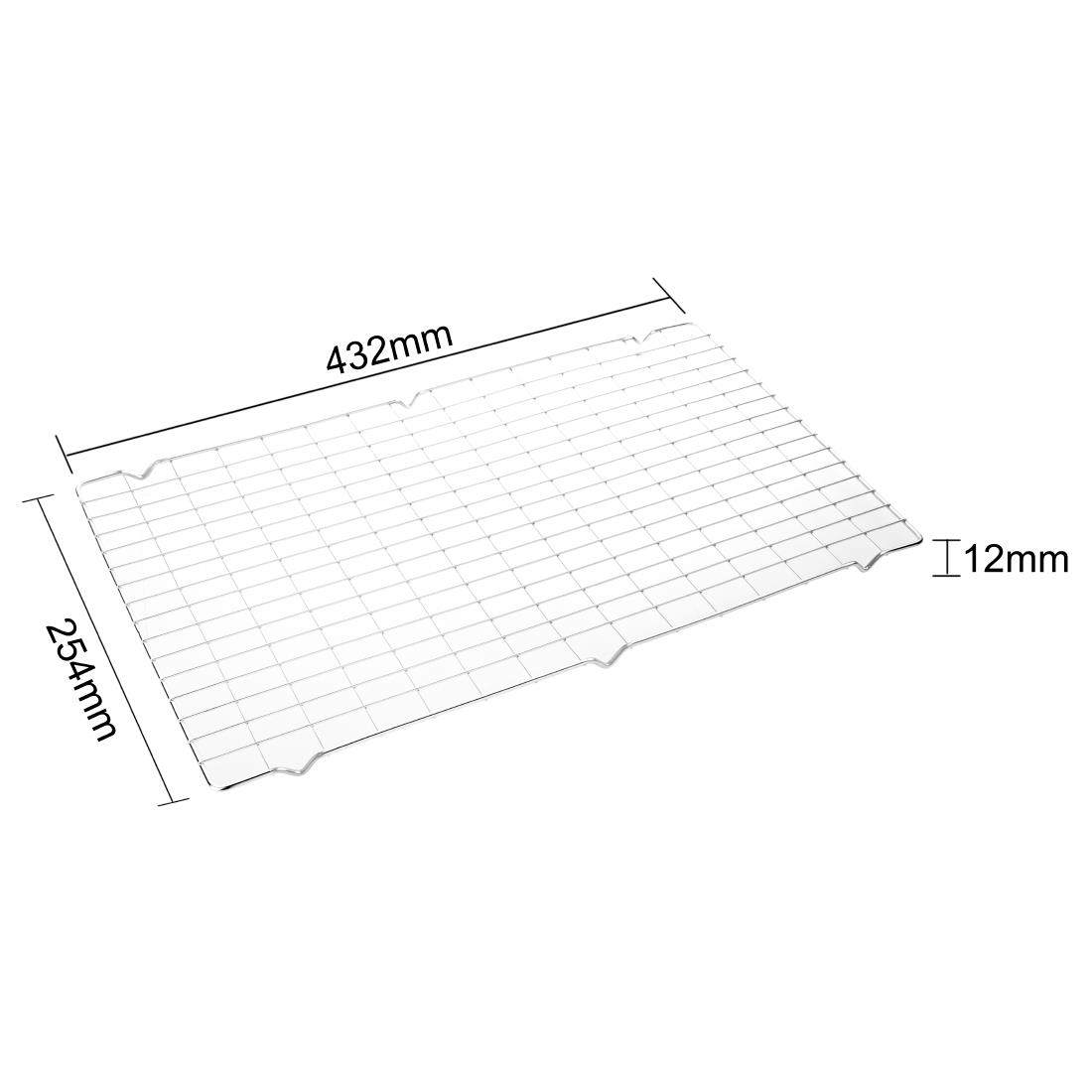 Nisbets Essentials Stainless Steel Cooling Rack 432x254mm 2 Pack (JF037)