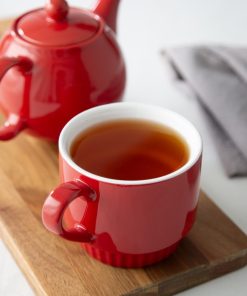 Olympia Cafe Stacking Mugs Red 340ml 6 Pack (JF995)