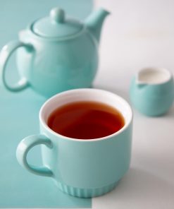 Olympia Cafe Stacking Mugs Aqua 340ml 6 Pack (JF996)