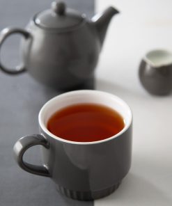 Olympia Cafe Stacking Mugs Charcoal 340ml 6 Pack (JF997)