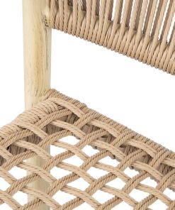 Bolero Dune PE Twist Rattan Outdoor Armchair Honey 4 Pack (JK105)