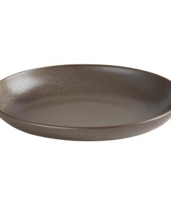 Olympia Ember Oval Bowls Mahogany 265x200mm 4 Pack (JK179)