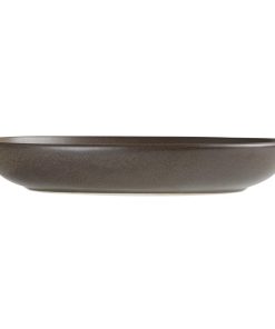 Olympia Ember Oval Bowls Mahogany 265x200mm 4 Pack (JK179)