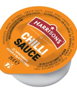 Harrisons Chilli Sauce Dip Pots 25g 100 Pack (JK443)
