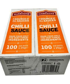 Harrisons Chilli Sauce Dip Pots 25g 100 Pack (JK443)