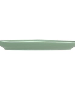 Olympia Chia Oval Plates Green 280x135mm 6 Pack (JK490)