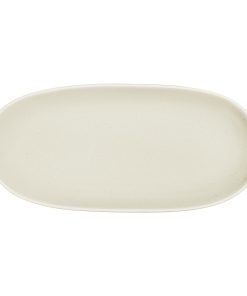 Olympia Chia Oval Plates Sand 280x135mm 6 Pack (JK491)