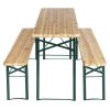 Bolero German Beer Bench and Table Set 1770x500mm (JK497)