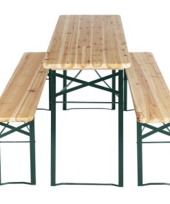 Bolero German Beer Bench and Table Set 1770x500mm (JK497)