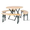 Bolero German Beer Bench and Round Table Set 1670x460mm (JK498)