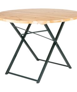 Bolero German Beer Bench and Round Table Set 1670x460mm (JK498)