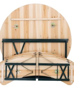 Bolero German Beer Bench and Round Table Set 1670x460mm (JK498)