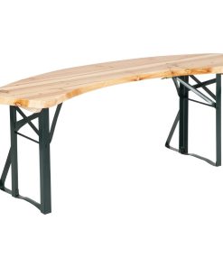 Bolero German Beer Bench and Round Table Set 1670x460mm (JK498)