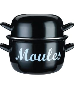 KitchenCraft World of Flavours Mediterranean Large Mussels Pots 6 Pack (JM612)