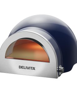 DeliVita Dual Fuel Gas Pizza Oven Jubilee Blue (JM937)