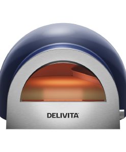 DeliVita Dual Fuel Gas Pizza Oven Jubilee Blue (JM937)