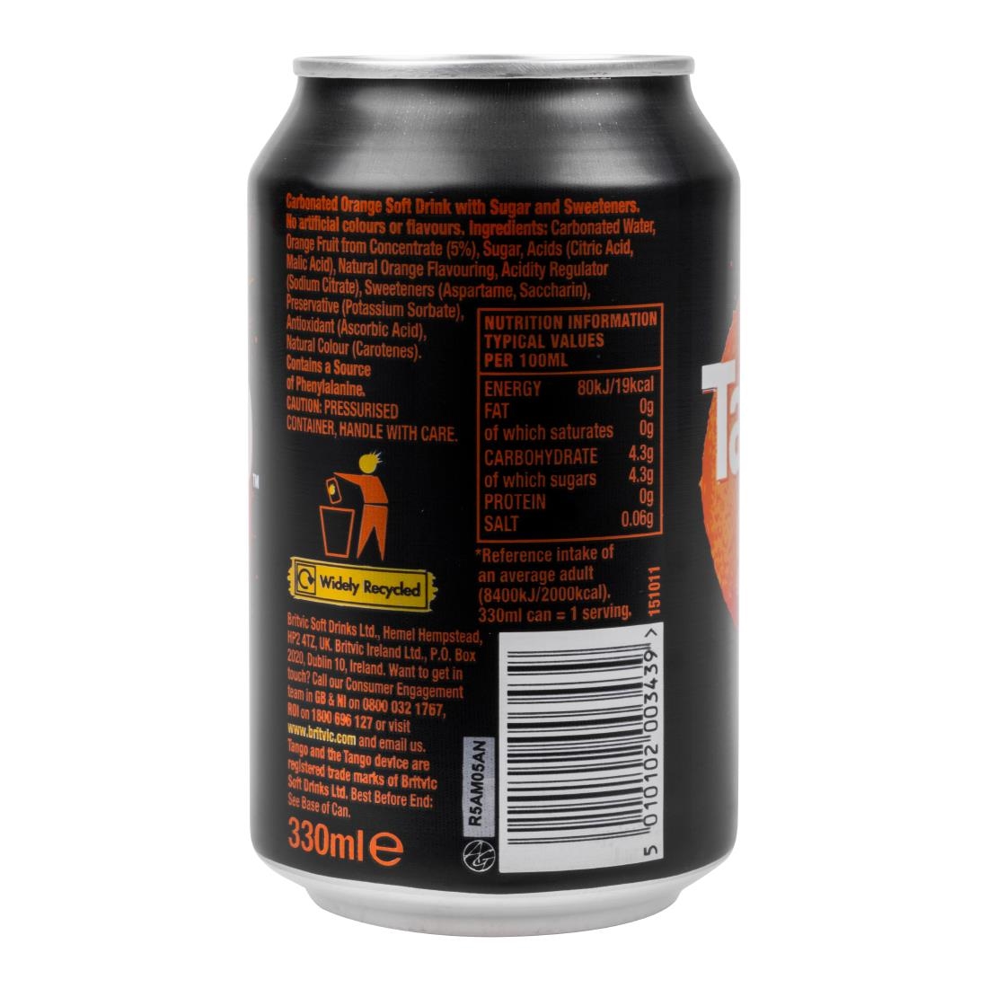 Tango Orange Cans 330ml 24 Pack (KA809)