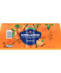 San Pelligrino Orange Cans 330ml 24 Pack (KA812)