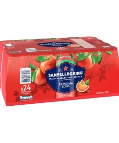 San Pelligrino Blood Orange Cans 330ml 24 Pack (KA813)