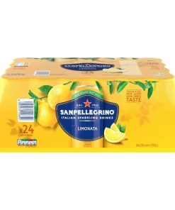 San Pelligrino Lemon Cans 330ml 24 Pack (KA814)